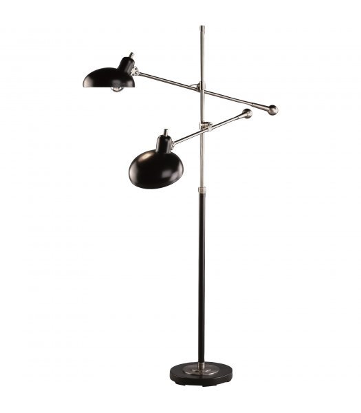 Robert Abbey RA-1848 Bruno Adjustable Double Arm Floor Lamp